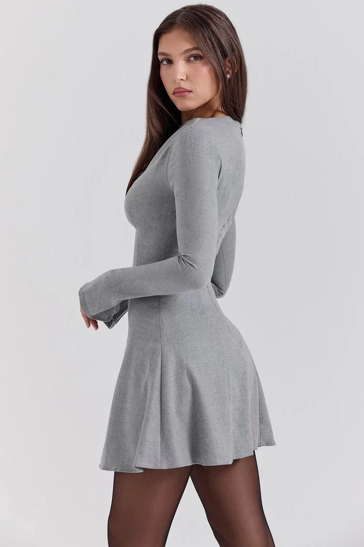 Rola- elegantes Kleid mit Rundhalsausschnitt