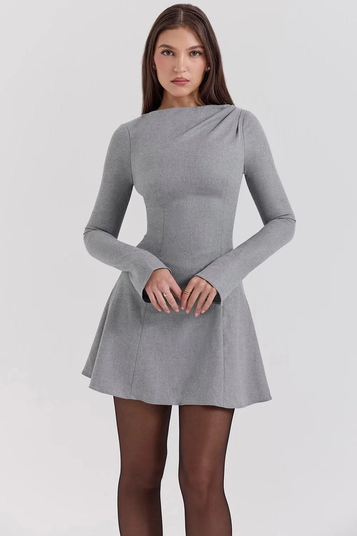 Rola- elegantes Kleid mit Rundhalsausschnitt