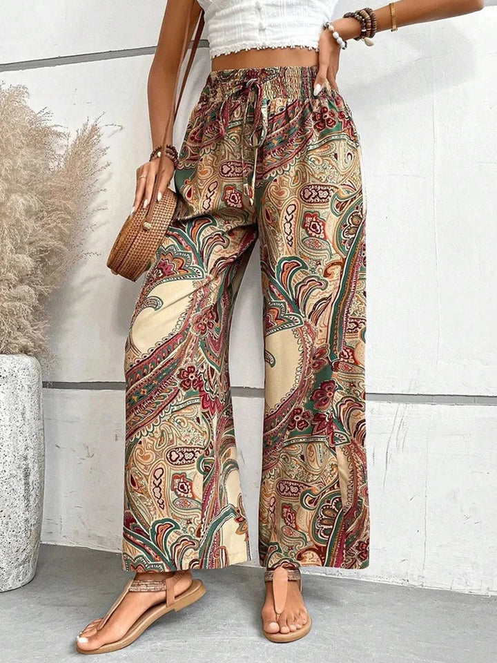 Adelle | Boho-Hose mit hoher Taille