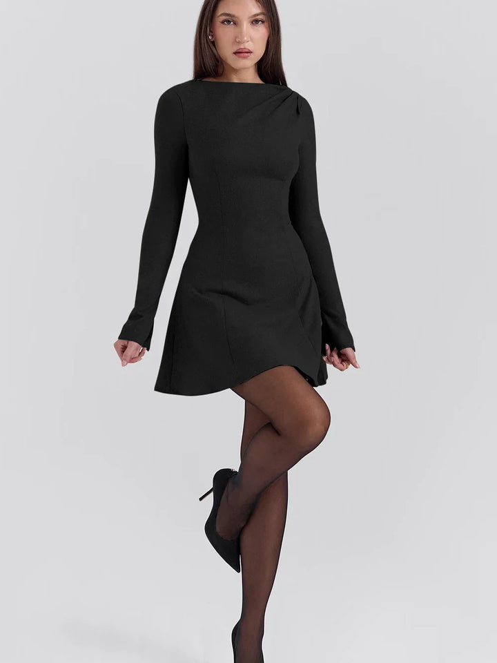 Rola- elegantes Kleid mit Rundhalsausschnitt