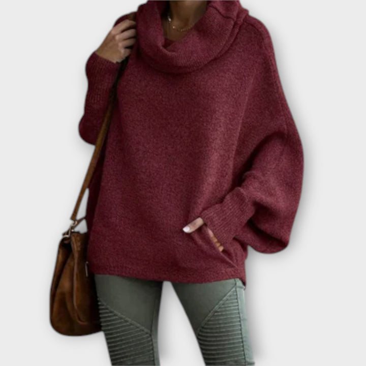 Ulrike - Eleganter Damenpullover in Schildpatt