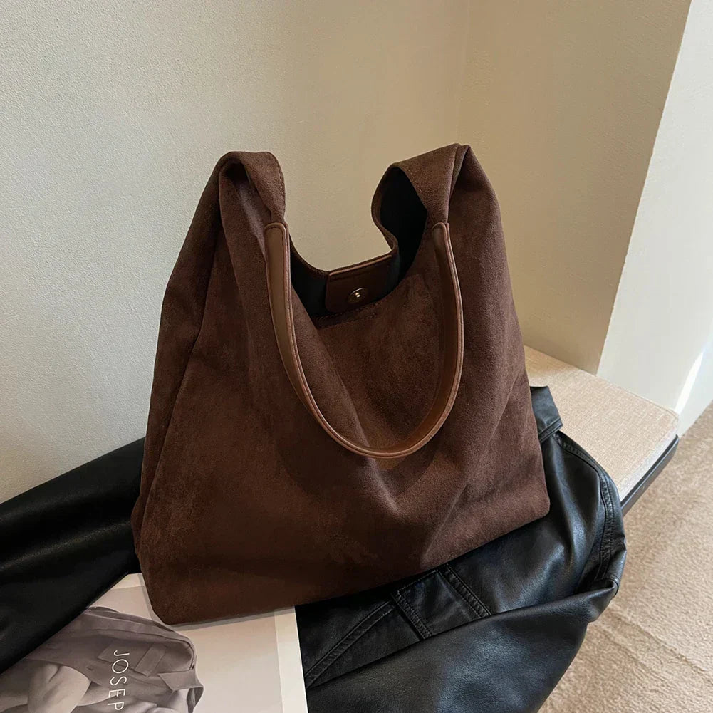 Yara | Wildleder Tote Tasche