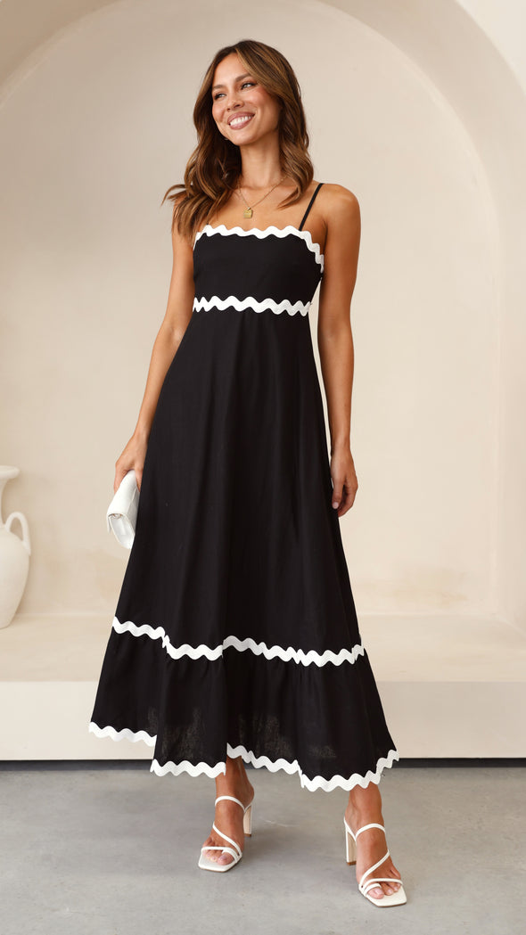Karma | Langes Trägerkleid für einen eleganten Look
