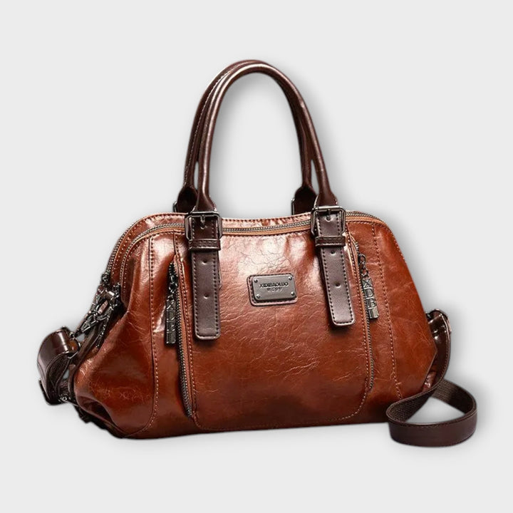 Flair. - Elegante Vintage-Schultertasche