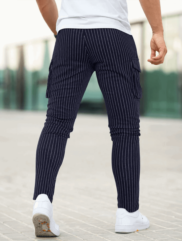 Vittorio Stretch Hosen - Marineblau