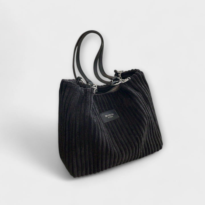 Flair. - Weiche Cord-Schultertasche