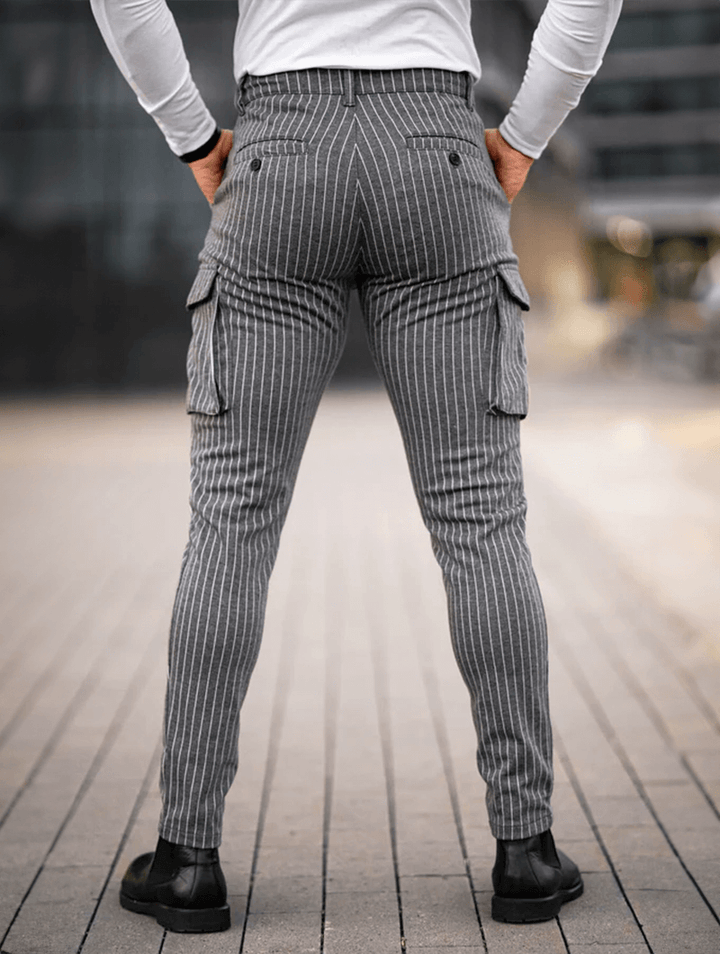 Vittorio Stretch-Hose - Grau