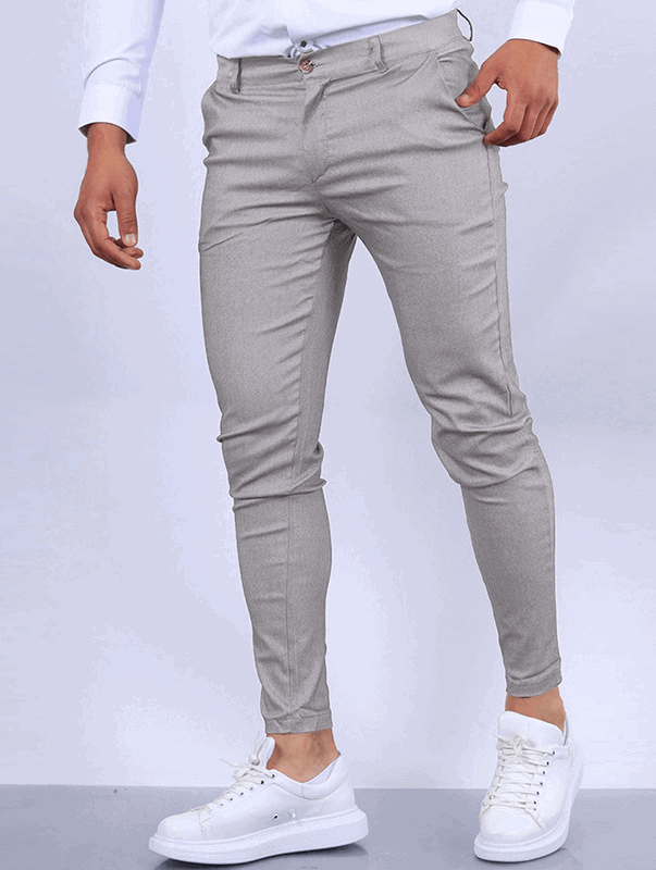 Noa Stretch-Hose - Hellgrau
