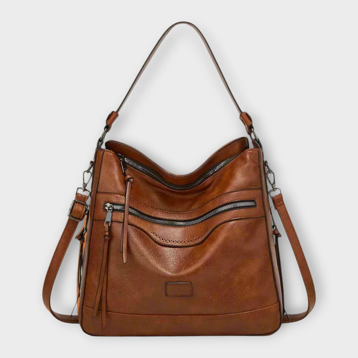 Flair. - Klassische Retro-Schultertasche