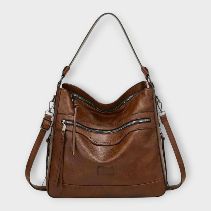 Flair. - Klassische Retro-Schultertasche