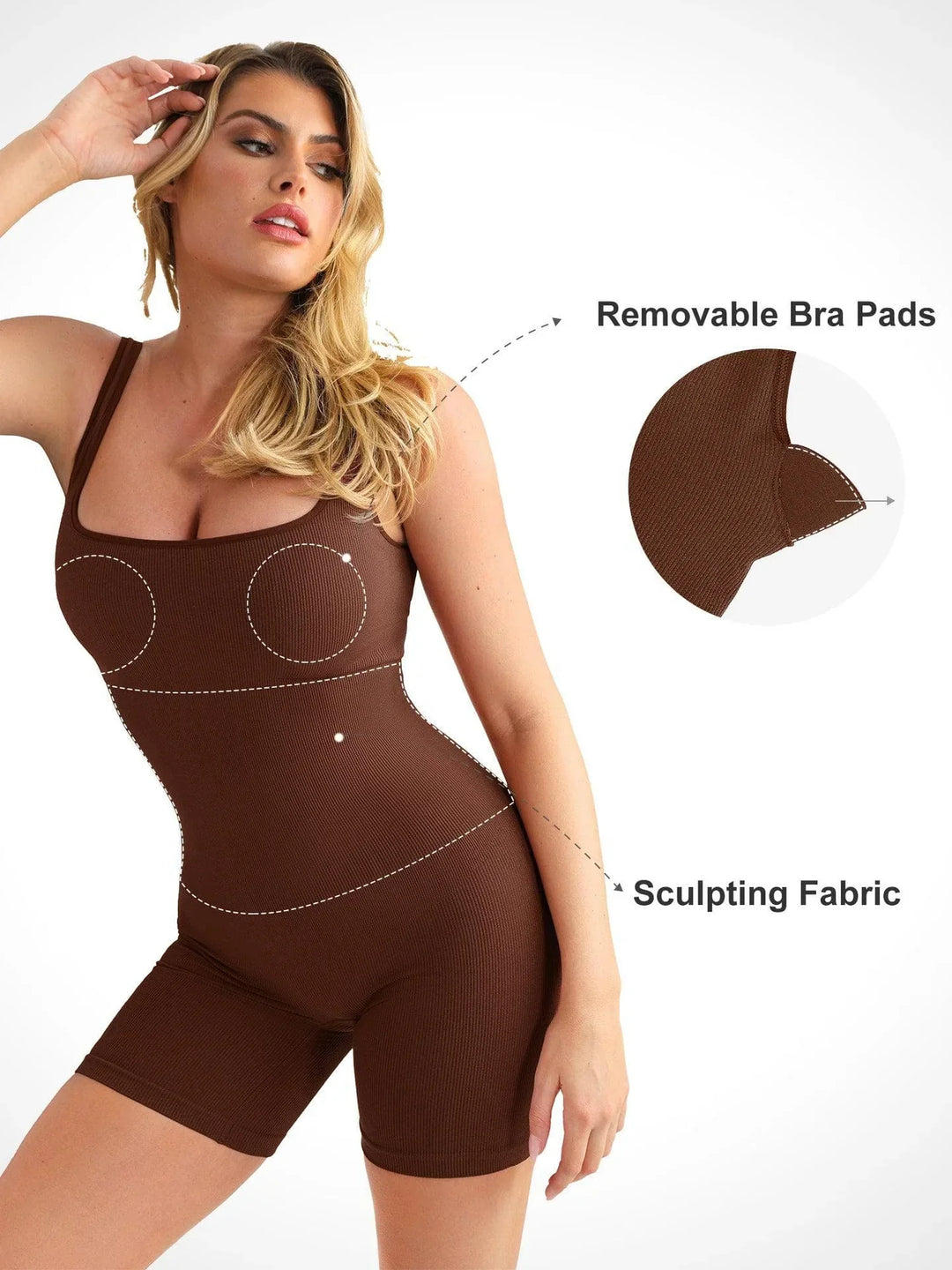 Aizyl's™ Eingebautes Shapewear-Romper