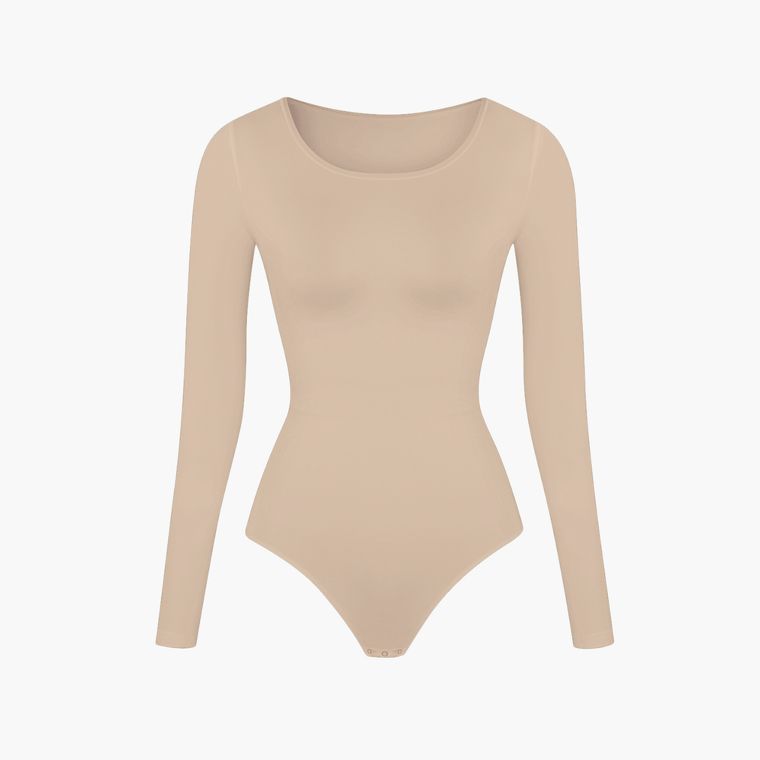 Langarm Bodysuit Formende Shapewear