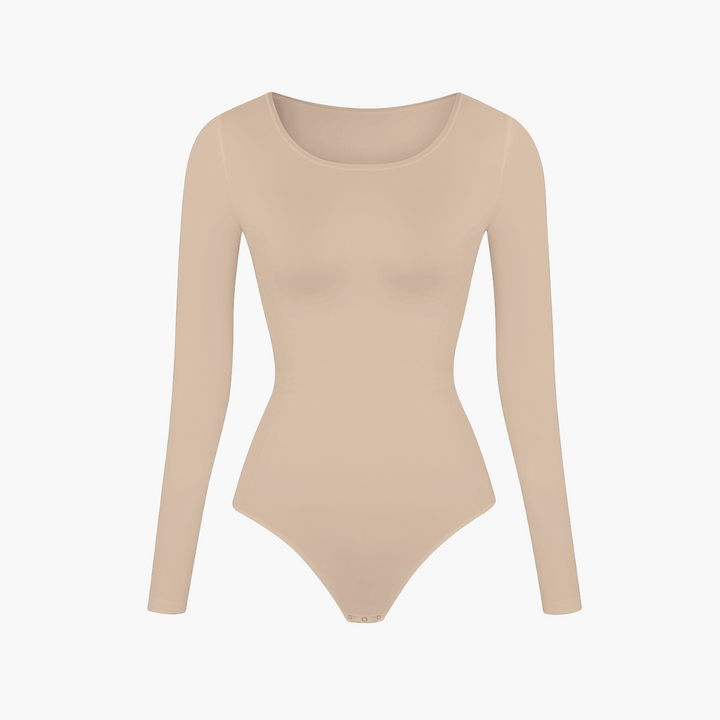 Langarm Bodysuit Formende Shapewear