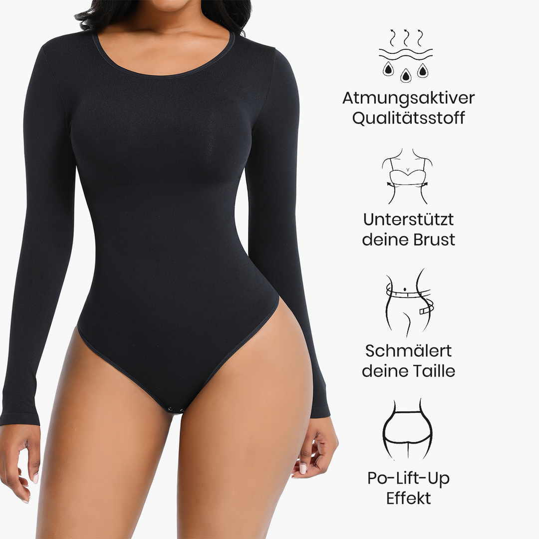 Langarm Bodysuit Formende Shapewear