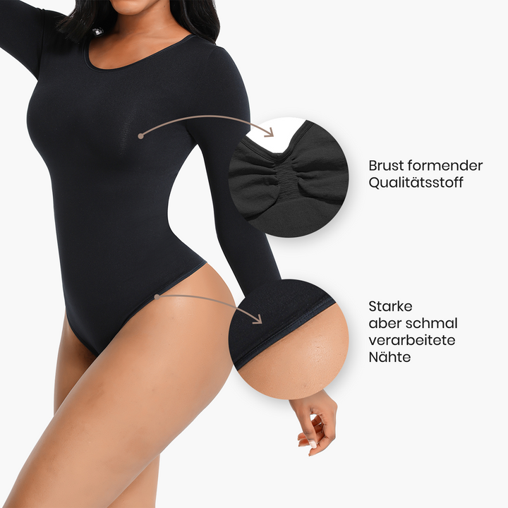Langarm Bodysuit Formende Shapewear